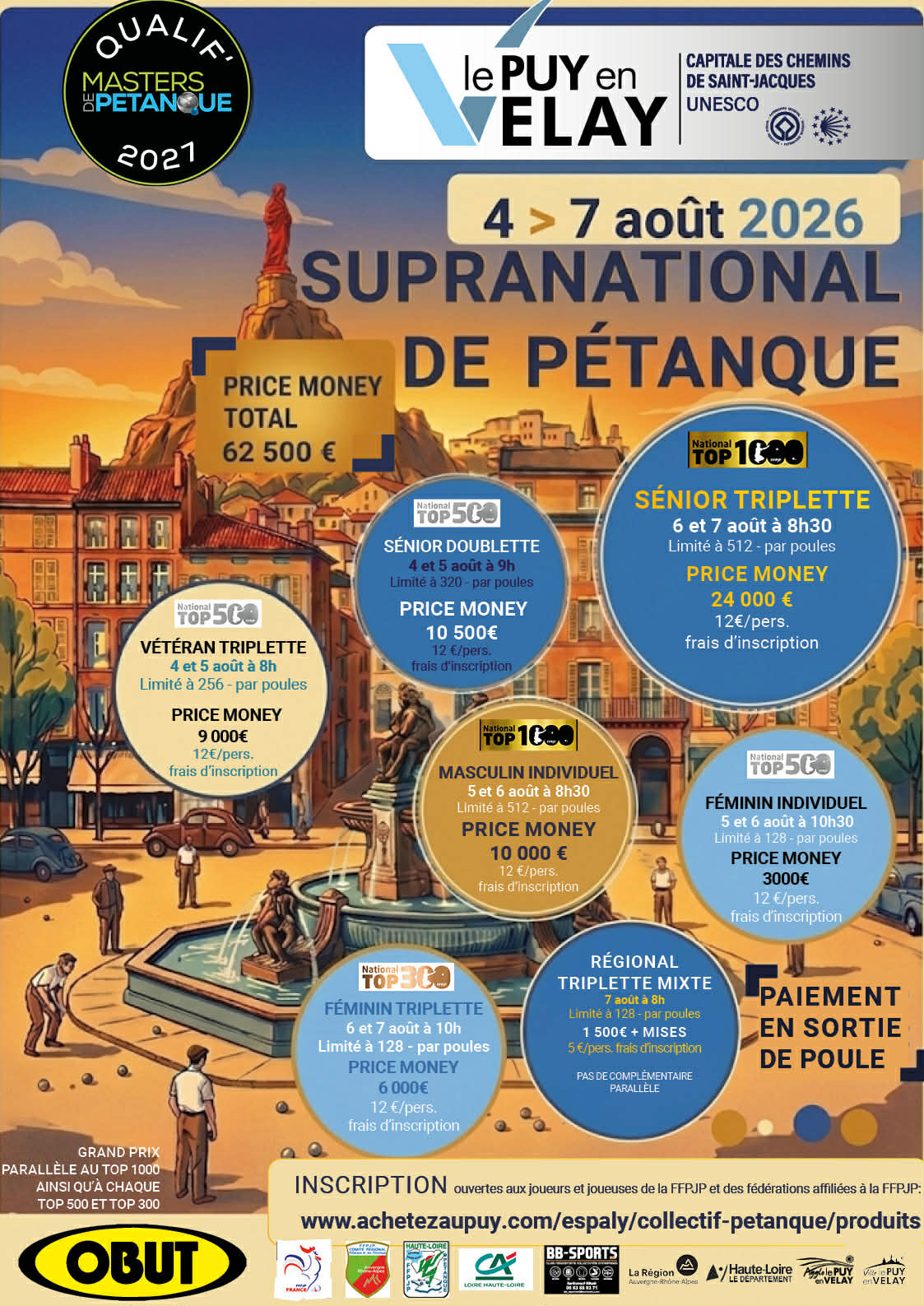 Supranational de pétanque_Le Puy-en-Velay