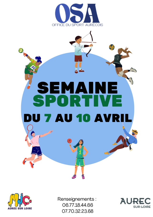 Semaine sportive de Office du Sport Aurécois_Aurec-sur-Loire