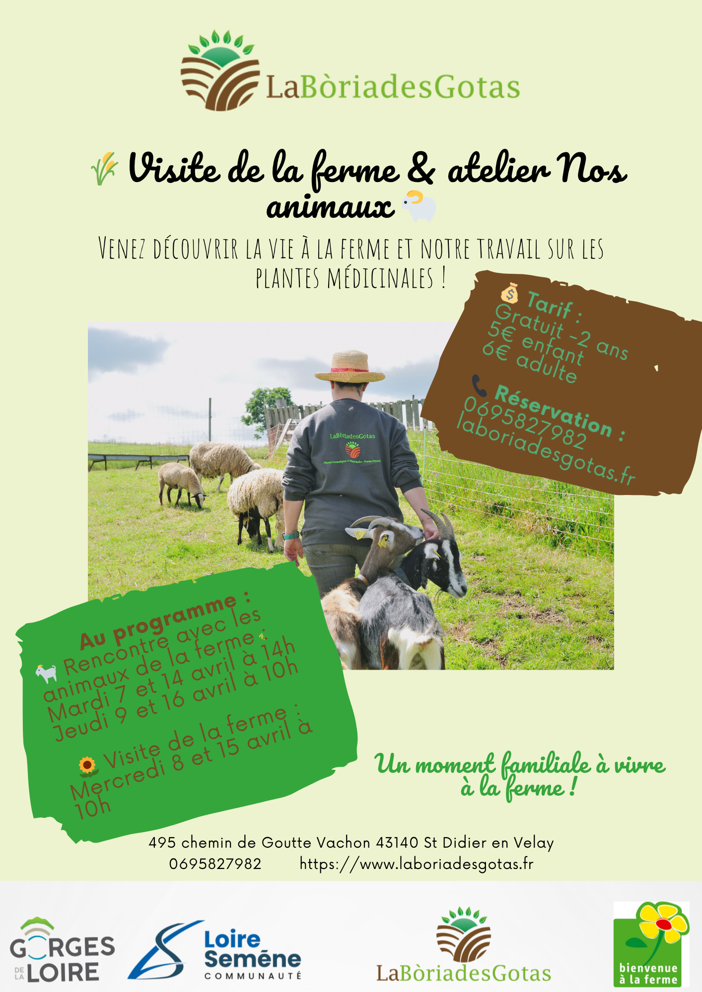 Atelier "Nos animaux" à La Boria des Gotas_Saint-Didier-en-Velay