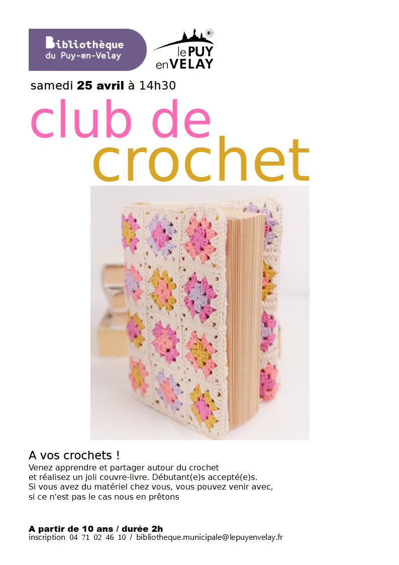 EVE_Bibliothèque du Puy : Club de Crochet_Le Puy-en-Velay