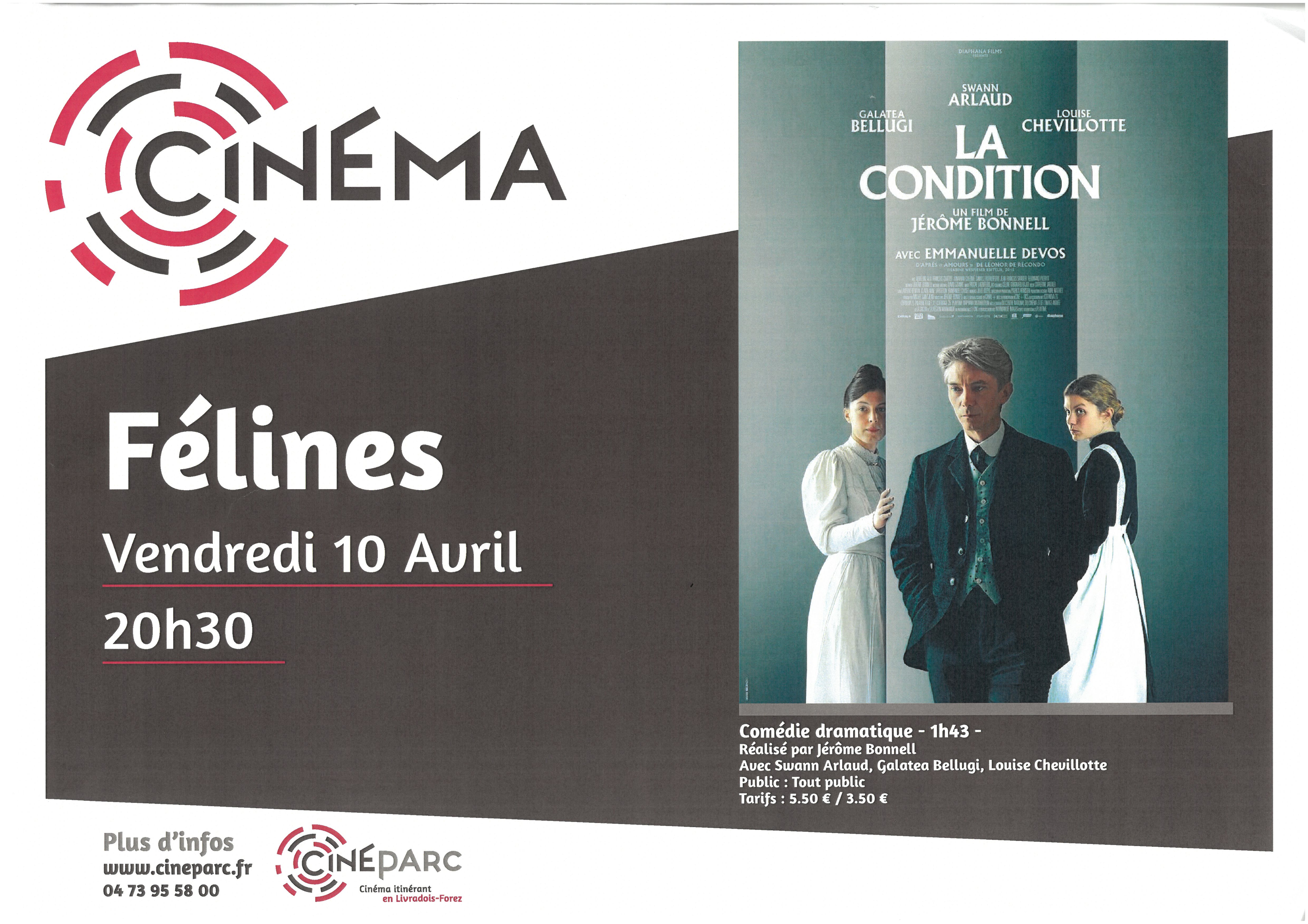 EVE-Ciné parc "La Condition"-affiche