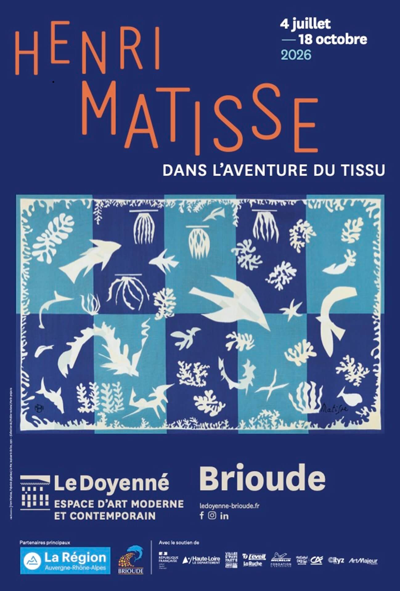 Henri Matisse -Dans l'aventure du tissu-_Brioude