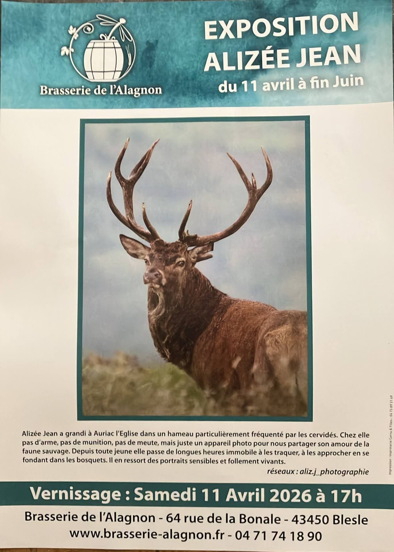 Exposition  Alizée Jean_Blesle