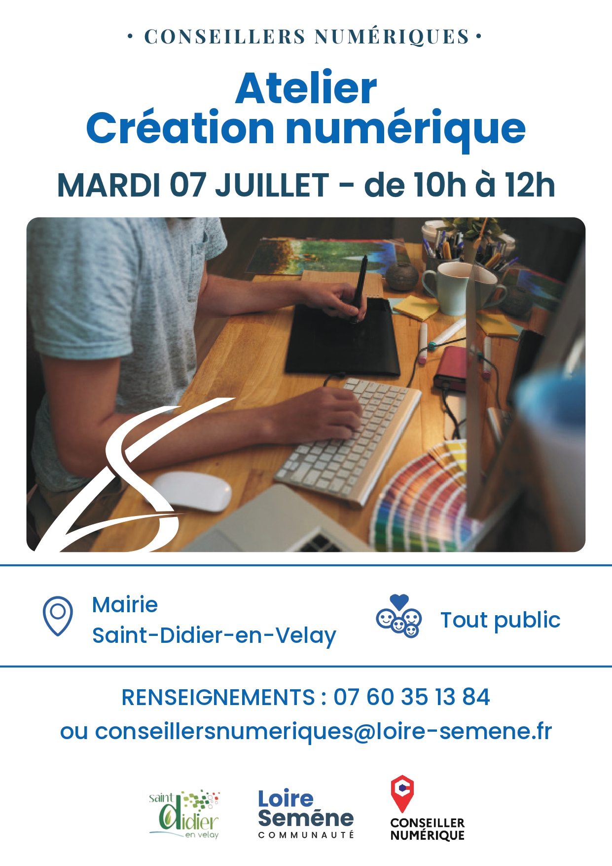 Atelier création numérique - Conseillers numériques_Saint-Didier-en-Velay