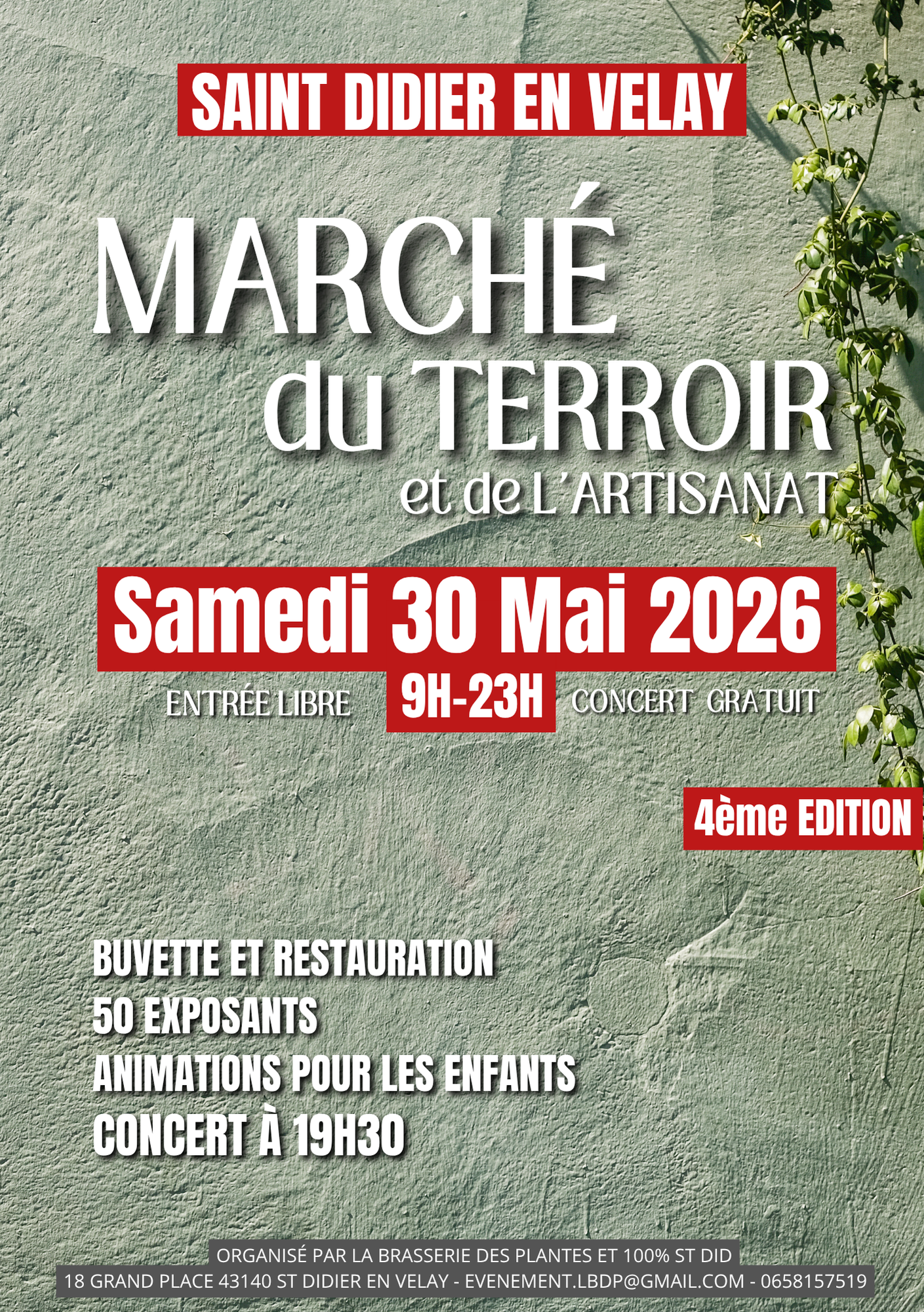 Marché du terroir et de l'artisanat_Saint-Didier-en-Velay