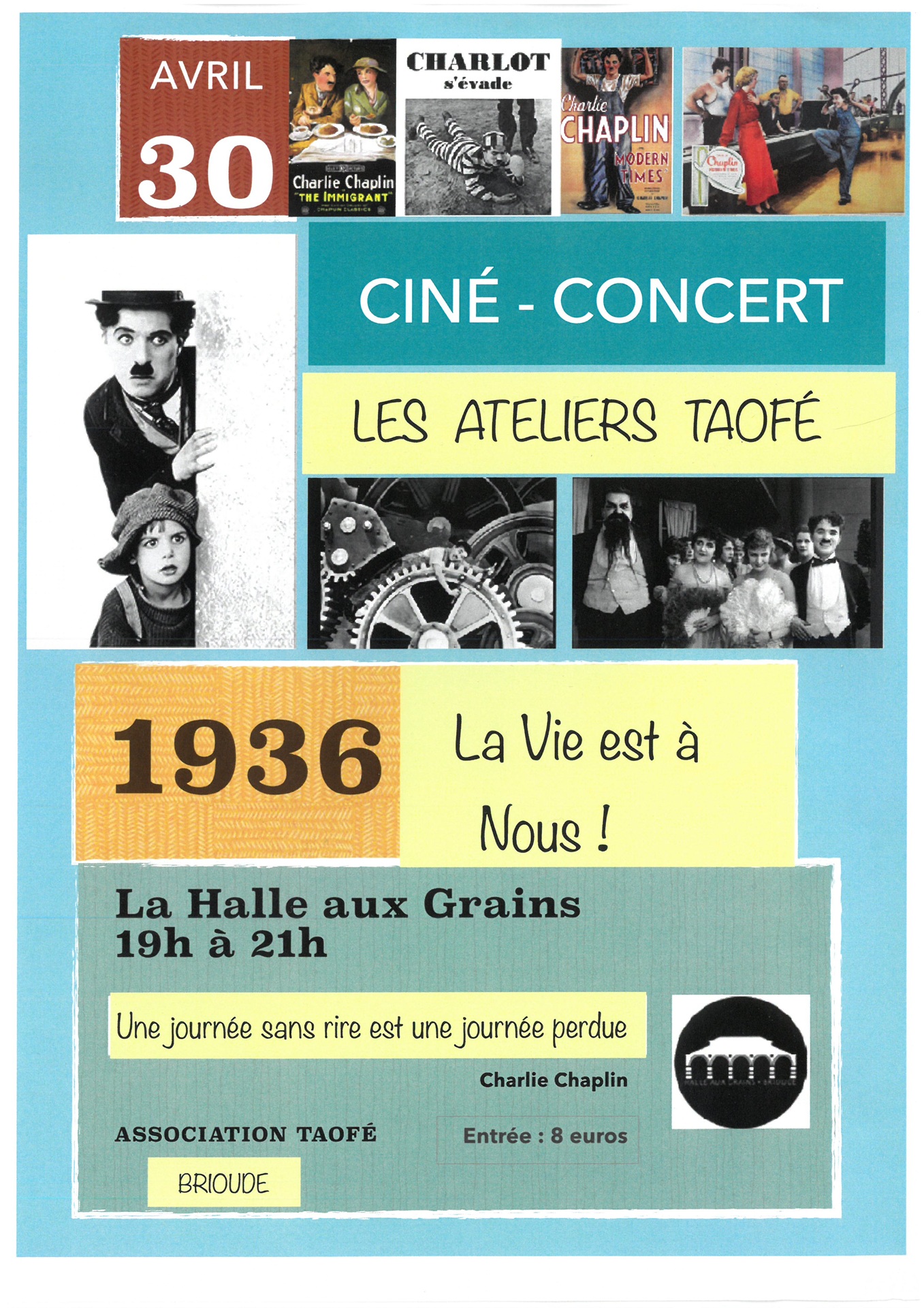 Ciné-concert Charlie Chaplin_Brioude