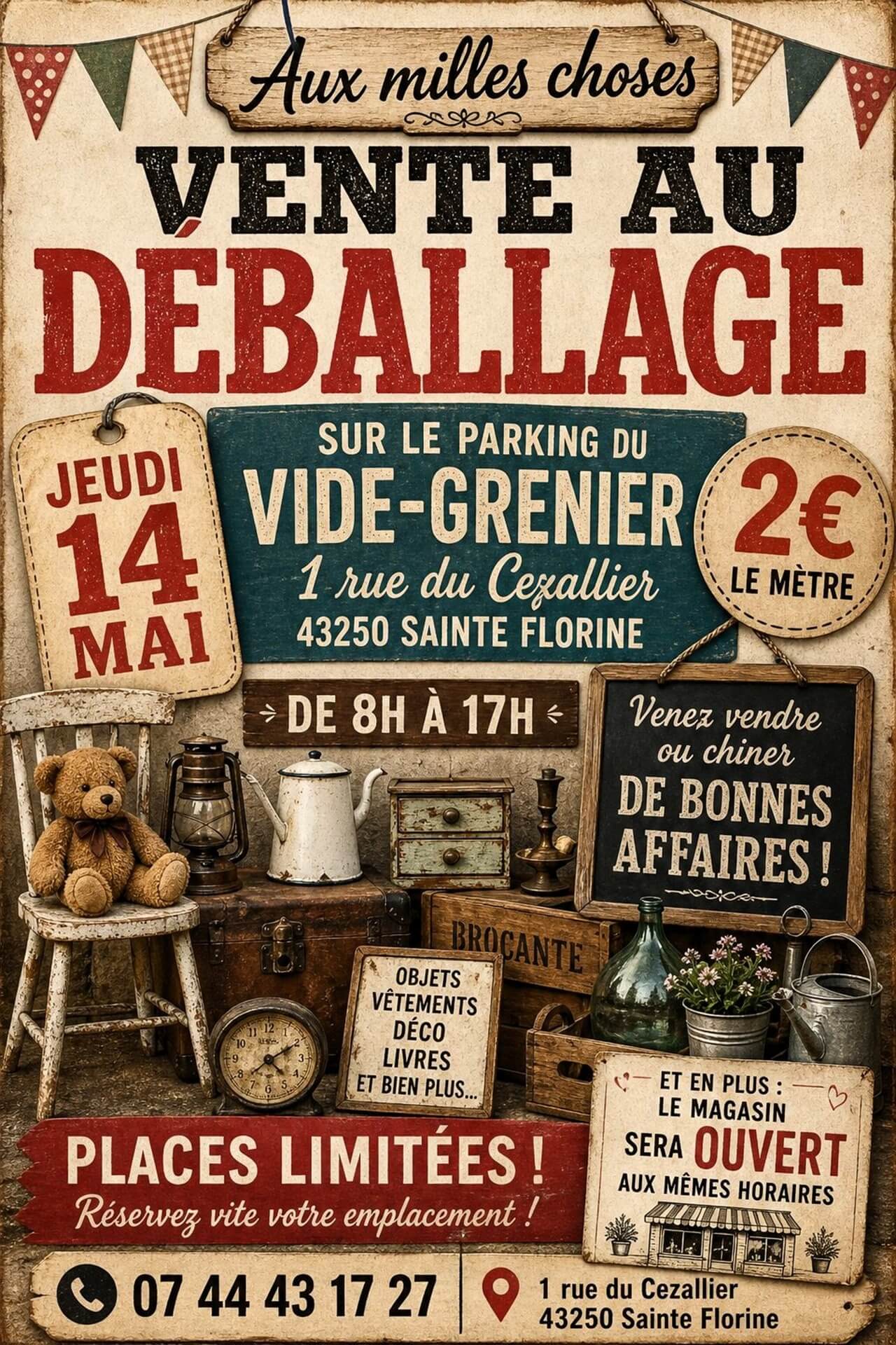 vide greniers ste florine