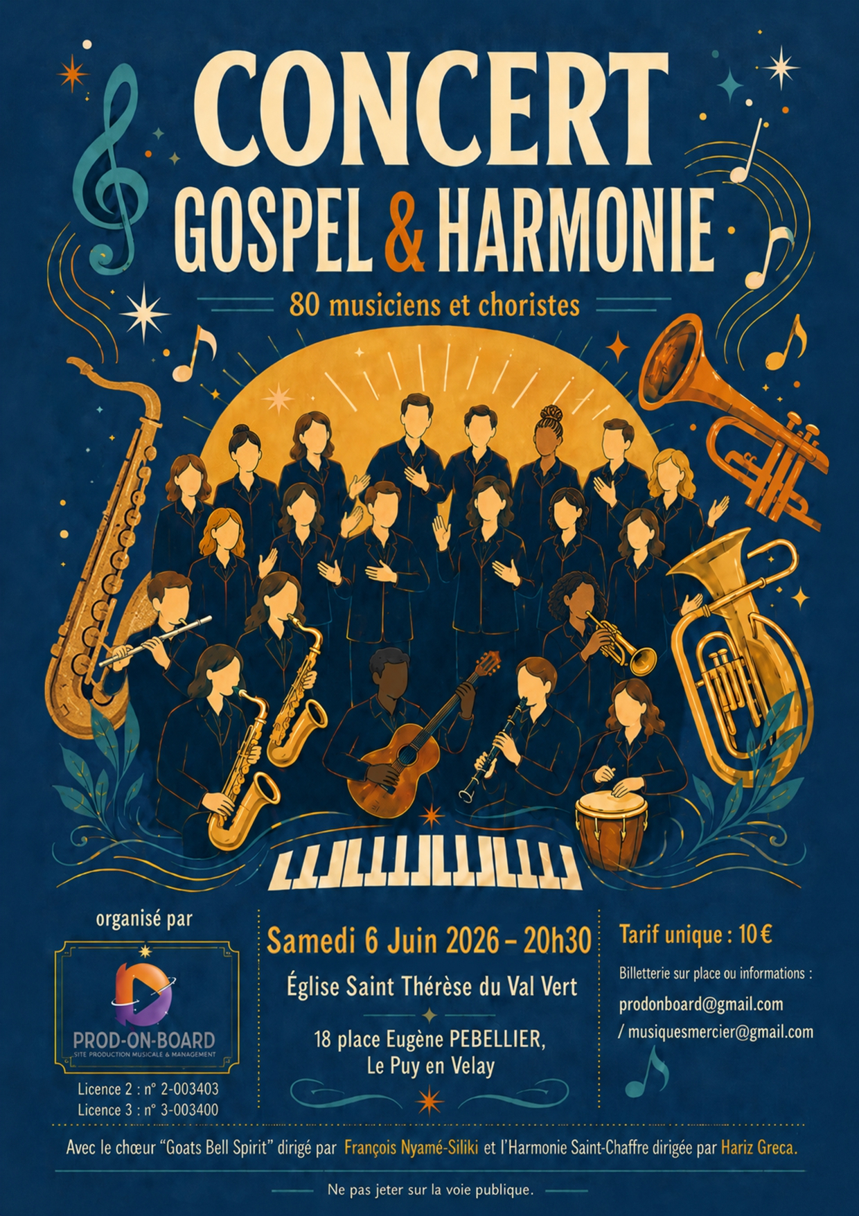 Concert Gospel & Harmonie_Le Puy-en-Velay