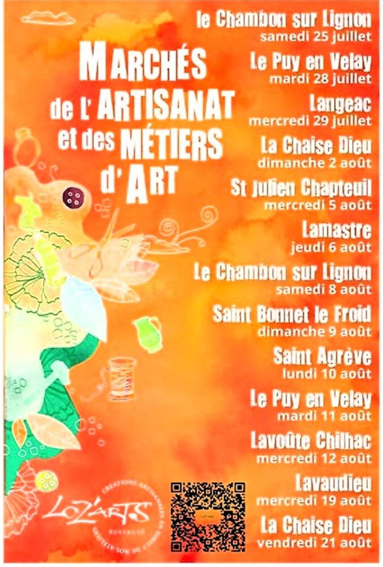 Marché des Métiers d'art et Artisanat_Lavaudieu