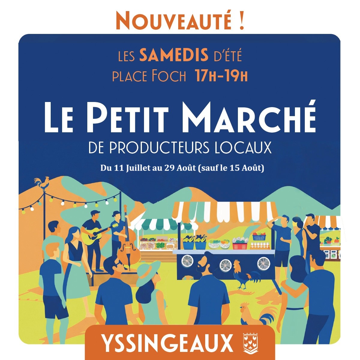 Le petit marché de producteurs locaux_Yssingeaux