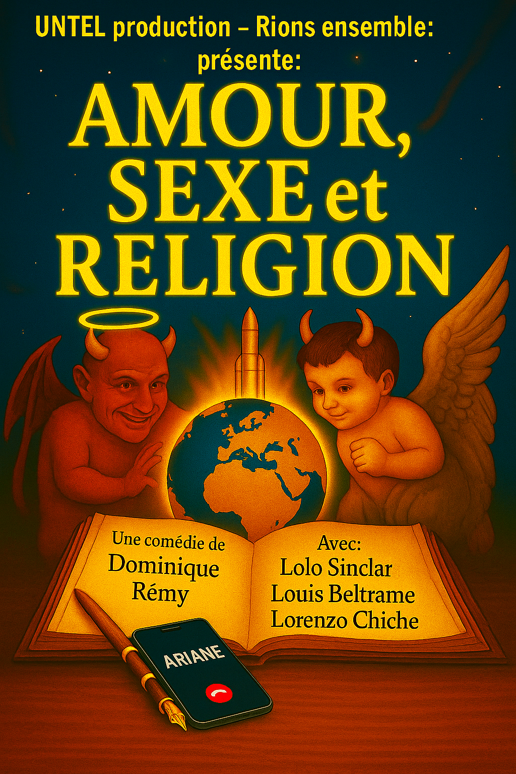 Théâtre : Amour, Sexe et Religions_Brives-Charensac