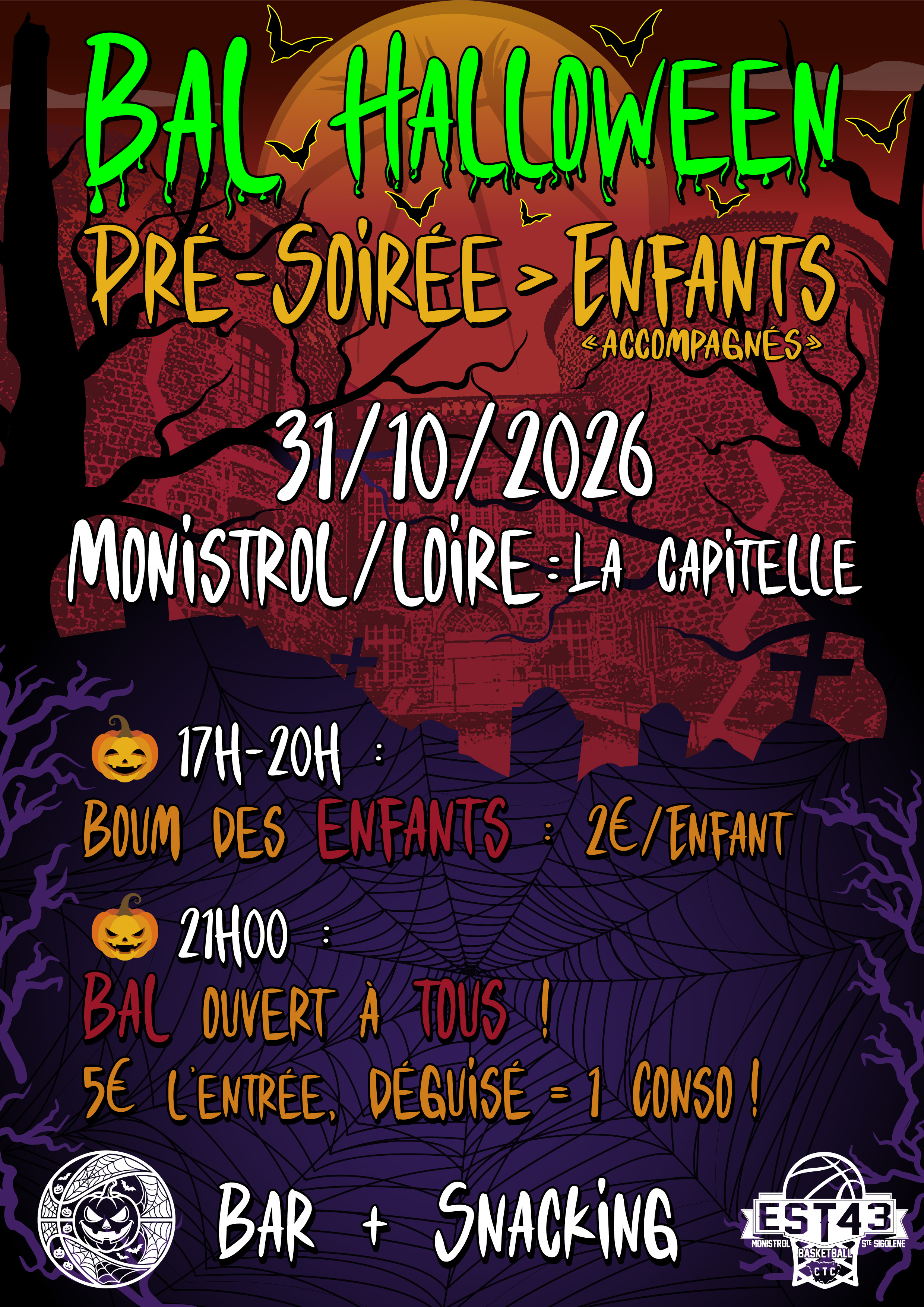 Bal Halloween- pré soirée enfants_Monistrol-sur-Loire