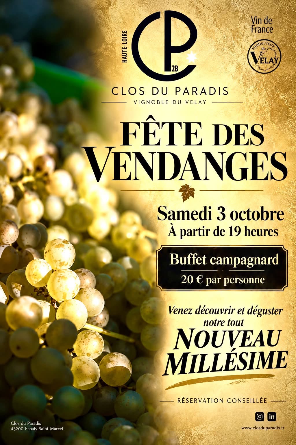 Fête des Vendanges au Clos du Paradis_Espaly-Saint-Marcel