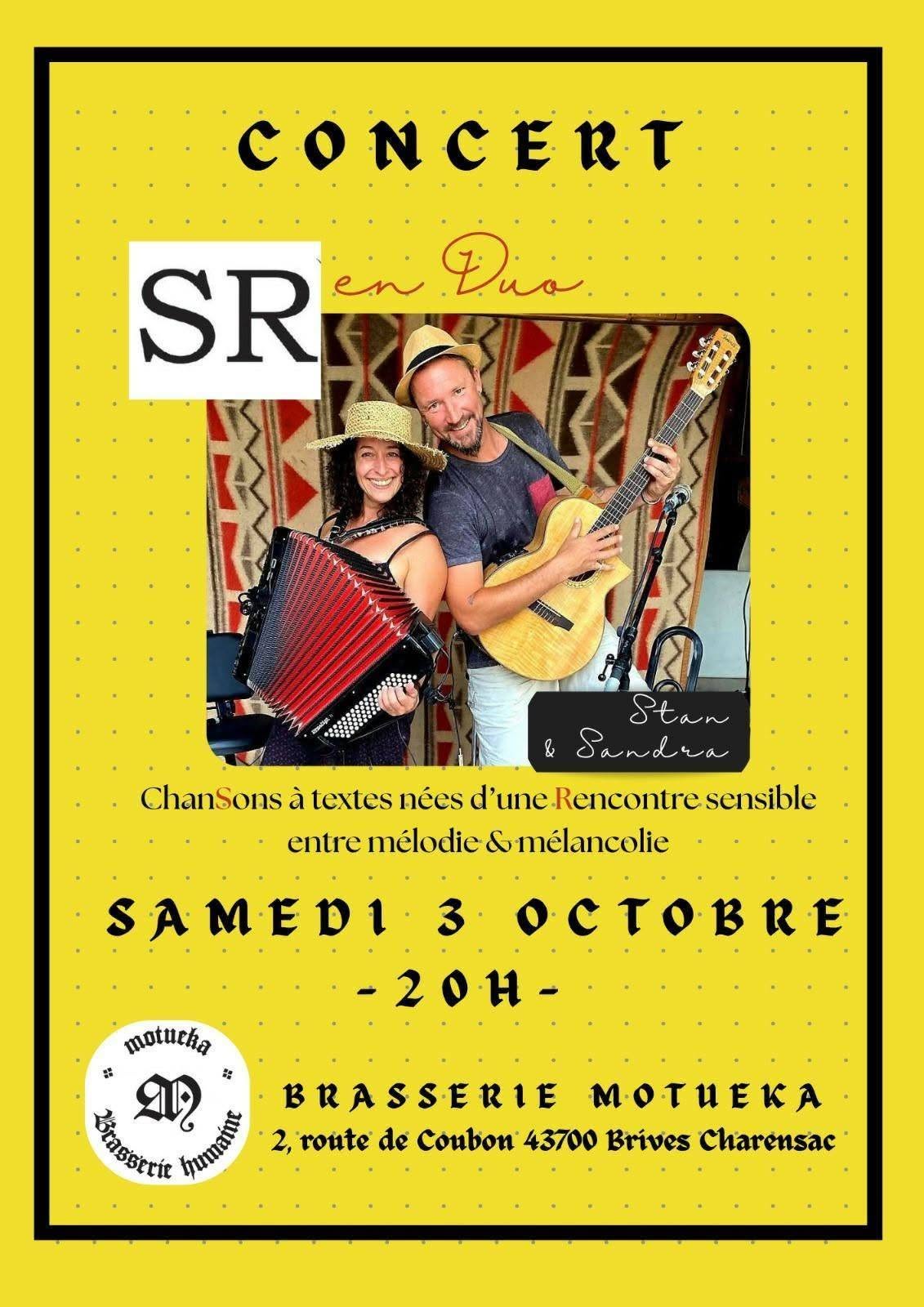 Concert SR en duo à la Brasserie Motueka_Brives-Charensac