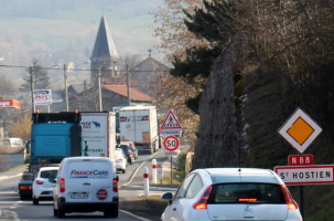 La route entre St-Hostien/Le Pertuis perturbée pendant trois jours.