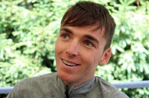 Romain Bardet au Chambon-sur-Lignon lors du Tour de France 2017.