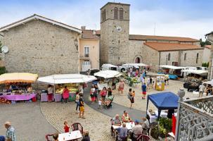 Marché de producteurs St Romain Lachalm
