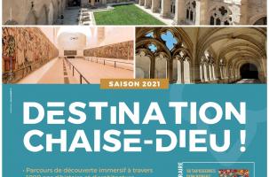 EVE_Parcours muséographique de l'Abbaye de la Chaise-Dieu_affiche 2021 EVE_Parcours muséographique de l'Abbaye de la Chaise-Dieu_affiche 2021
