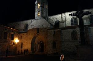 Saugues la nuit
