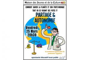 CONFÉRENCE GESTICULÉE : PATAGE ET AUTONOMIE