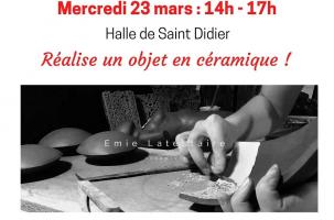 Ateliers poterie pour enfants