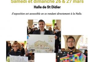 Exposition de tableaux : Printemps de la Halle 2021