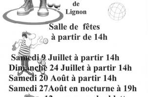 Concours de pétanque St-Maurice-de-Lignon