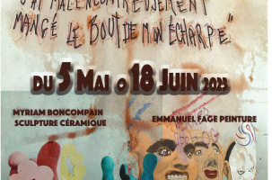 EVE_exposition Myriam Boncompain et Emmanuel Fage_affiche