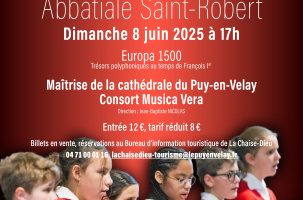 Concert « EUROPA 1500, trésors polyphoniques au temps de François Ier »_La Chaise-Dieu-affiche