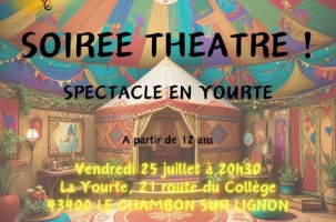 Soirée théâtre_Le Chambon-sur-Lignon