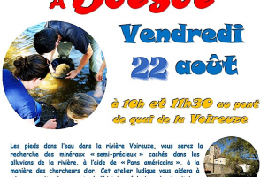 Ateliers de technique d'orpaillage Blesle_