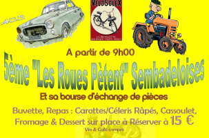 EVE-5éme Exposition de véhicules anciens et bourse d'échange de pièces_Sembadel-Affiche EVE-5éme Exposition de véhicules anciens et bourse d'échange de pièces_Sembadel-Affiche