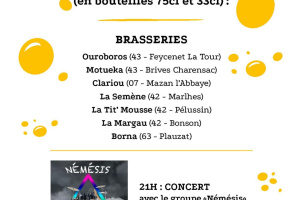 Salon de la bière et concert_Beauzac