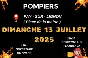 Bal des Pompiers & feu d'artifice_Fay-sur-Lignon Bal des Pompiers & feu d'artifice_Fay-sur-Lignon
