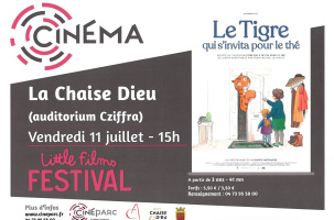 Ciné goûter : «Le tigre qui s'invita pour le thé"_La Chaise-Dieu-affiche Ciné goûter : «Le tigre qui s'invita pour le thé"_La Chaise-Dieu-affiche