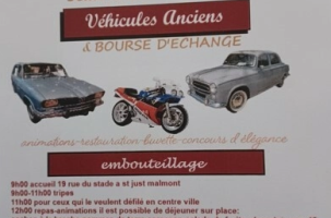 Rassemblement de véhicules anciens_Saint-Just-Malmont