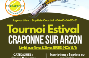 EVE_Tournoi estival de tennis_Craponne-sur-Arzon
