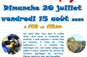 Ateliers de technique d'orpaillage de Saint-Ilpize_Saint-Ilpize