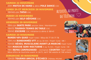 Match de hand Sénior masculin HSBY et démonstration de pole dance - TÉLÉTHON_Yssingeaux