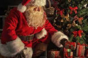 Arrivée du Père Noël_Mazet-Saint-Voy