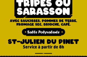 Matinée dégustation de Tripes ou Sarasson_Saint-Julien-du-Pinet