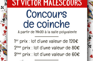 Concours de coinche du Comité d'Animation_Saint-Victor-Malescours