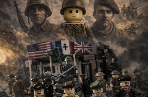 Exposition : Guerre & Paix, regards en petites briques sur l'histoire_Brives-Charensac