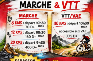 Marche, vtt, repas sapeurs pompiers_Beauzac