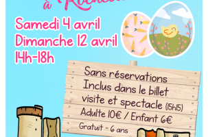 Chasse aux oeufs au château de Rochebaron_Bas-en-Basset