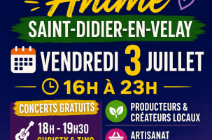 Marché animé nocturne_Saint-Didier-en-Velay