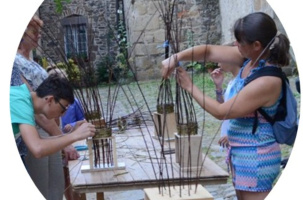 Atelier vannerie/fabrication d'un nichoir avec Annick CHAUSSE_Lavoûte-Chilhac