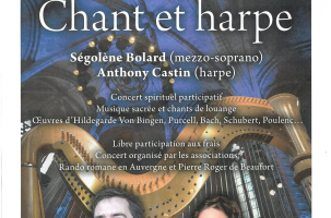 Concert Chant et Harpe_La Chaise-Dieu- Affiche