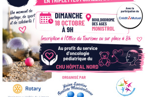 Tournoi de Pétanque Octobre Rose_Monistrol-sur-Loire