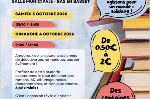 Association Mille pattes : Vente de livres_Bas-en-Basset